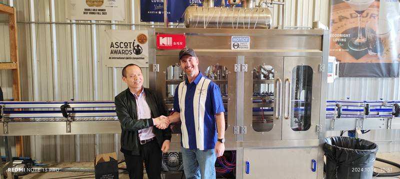 Machine de remplissage de vodka