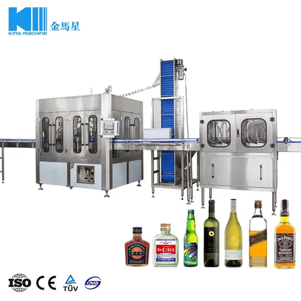 Petite remplissage de remplissage de remplissage Vodka Vodka Whisky Alcohol Machine de remplissage de vin