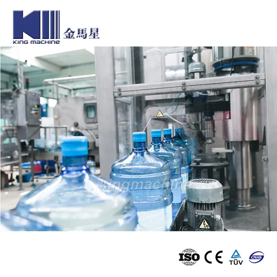 Capacité 1400 BPH 19 litres Plant de bouteille d'eau potable