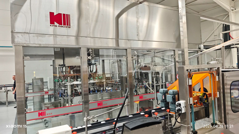 Ligne de remplissage de d&eacute;bitm&egrave;tre