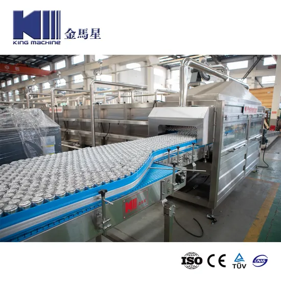 Tunnel de pasteurisation de boissons automatiques professionnelles