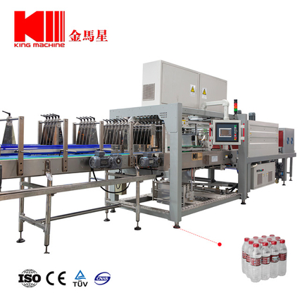 Machine d'emballage de rétrécissement de bouteille automatique