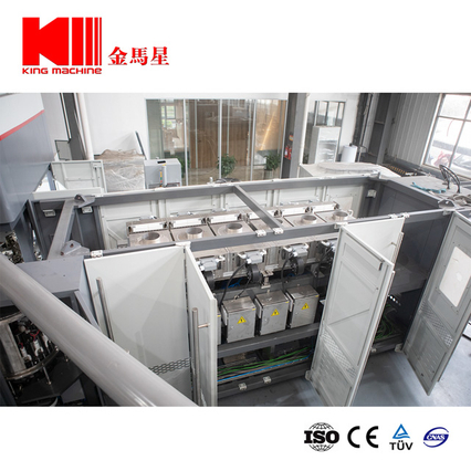 Complexe automatique combiblock flowblock Valve d'eau / boisson gazeuse / jus de remplissage prodcution Ligne d'embouteillage d'eau complète