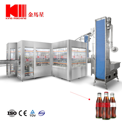 King Machine Professional Verre Bottle Traitement de boissons gazeuses Ferm Ferming Machine de coiffage en aluminium