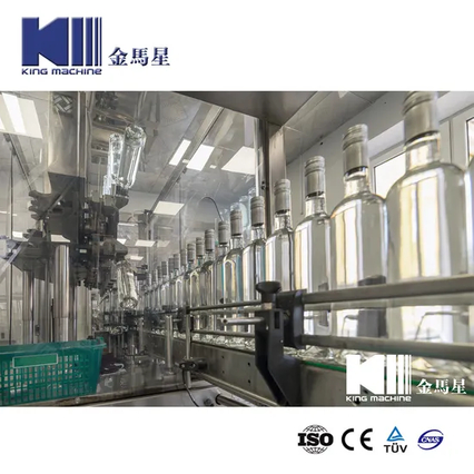 Machine d'embouteillage d'alcool de vin de précision