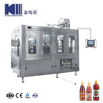 Machine à remplissage de bouteille de sauce électrique