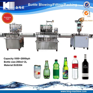 Machine de remplissage de boisson linéaire à petite capacité économique