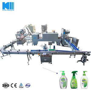 Bouteille en plastique automatique 600 ml Désinfectant Alcohol Fanizer Gel Gel Machine Machine System