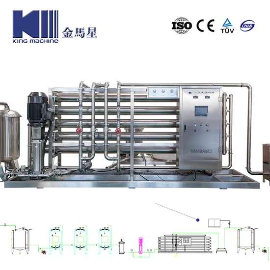 King Machine Dernière usine de traitement de l'eau potable minérale terrestre